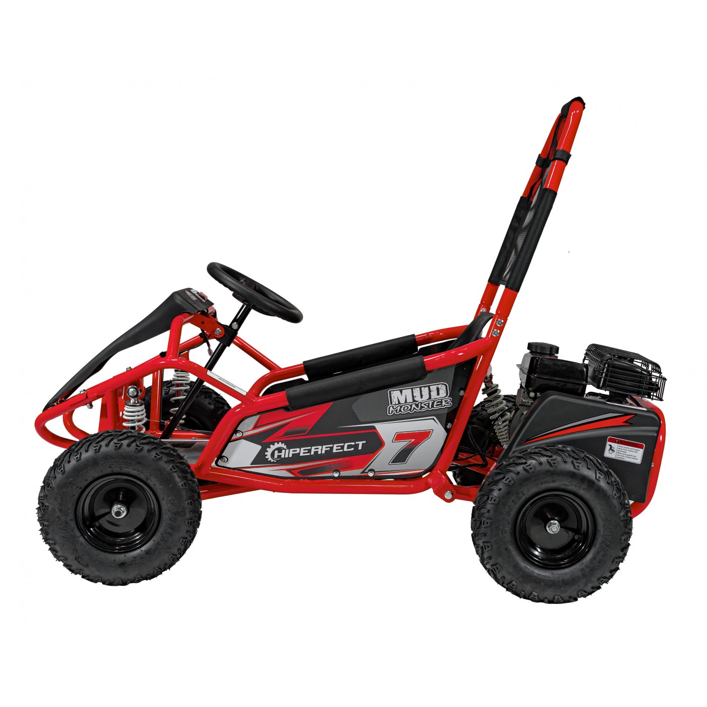 copy of Quad Highper na baterii žlutá 35 km/h + střídavý motor 1000 W + nafouknutá kola + nastavení sedadla