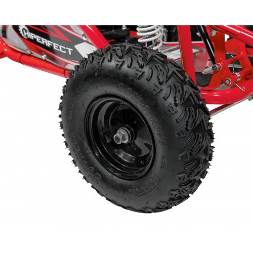 copy of Quad Highper na baterii žlutá 35 km/h + střídavý motor 1000 W + nafouknutá kola + nastavení sedadla