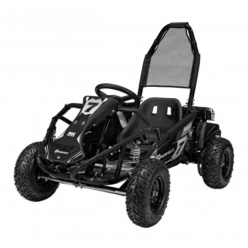 copy of Quad Highper na baterii žlutá 35 km/h + střídavý motor 1000 W + nafouknutá kola + nastavení sedadla
