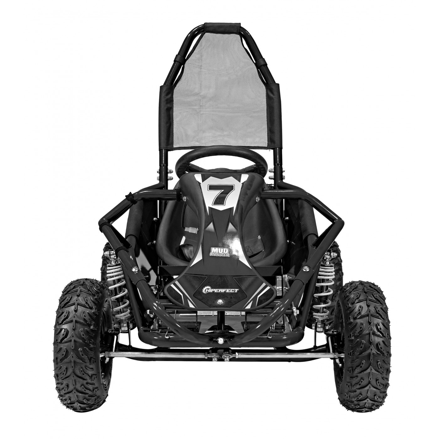 copy of Quad Highper na baterii žlutá 35 km/h + střídavý motor 1000 W + nafouknutá kola + nastavení sedadla