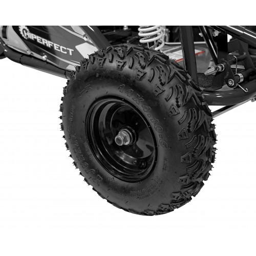 copy of Quad Highper na baterii žlutá 35 km/h + střídavý motor 1000 W + nafouknutá kola + nastavení sedadla