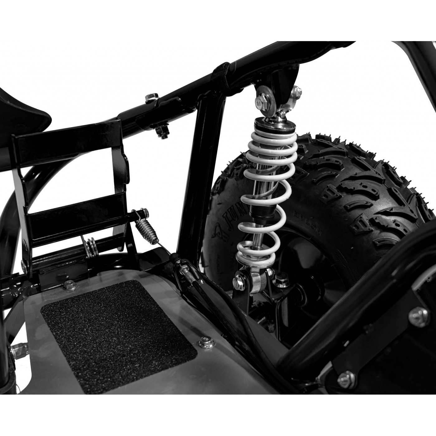 copy of Quad Highper na baterii žlutá 35 km/h + střídavý motor 1000 W + nafouknutá kola + nastavení sedadla