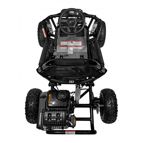 copy of Quad Highper na baterii žlutá 35 km/h + střídavý motor 1000 W + nafouknutá kola + nastavení sedadla