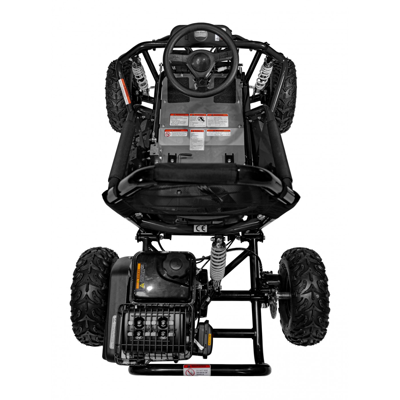 copy of Quad Highper na baterii žlutá 35 km/h + střídavý motor 1000 W + nafouknutá kola + nastavení sedadla