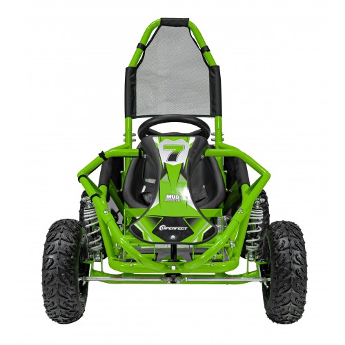 copy of Quad Highper na baterii žlutá 35 km/h + střídavý motor 1000 W + nafouknutá kola + nastavení sedadla