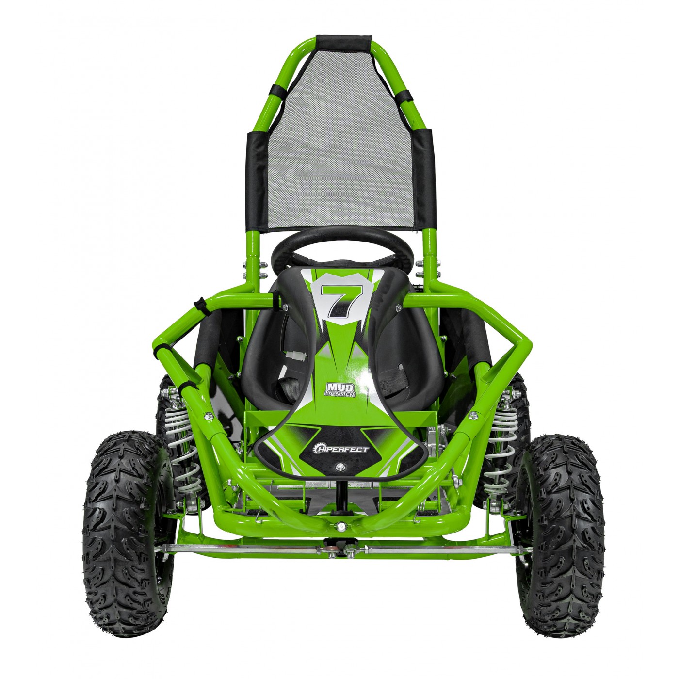 copy of Quad Highper na baterii žlutá 35 km/h + střídavý motor 1000 W + nafouknutá kola + nastavení sedadla