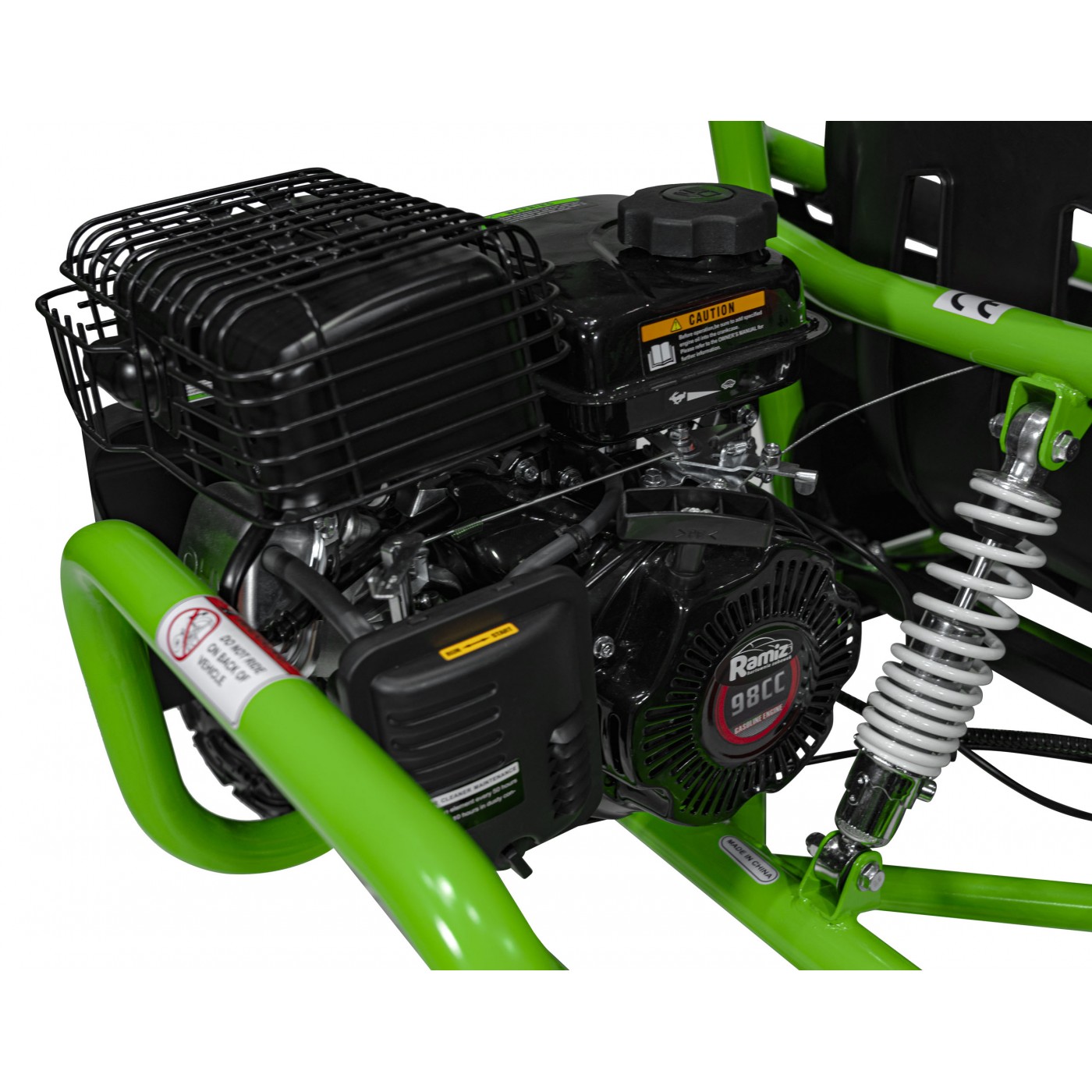 copy of Quad Highper na baterii žlutá 35 km/h + střídavý motor 1000 W + nafouknutá kola + nastavení sedadla