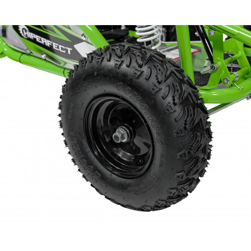 copy of Quad Highper na baterii žlutá 35 km/h + střídavý motor 1000 W + nafouknutá kola + nastavení sedadla