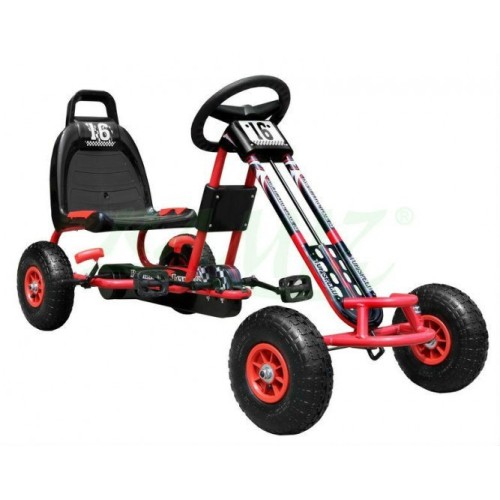 TopSpeed Large Go-Kart motokára červená