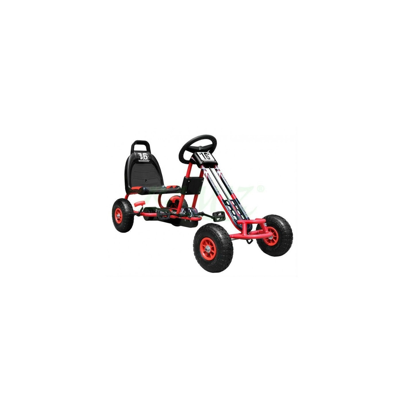 TopSpeed Large Go-Kart motokára červená