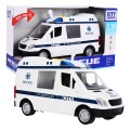 Velké policejní auto 1 16 Světla zvuky
