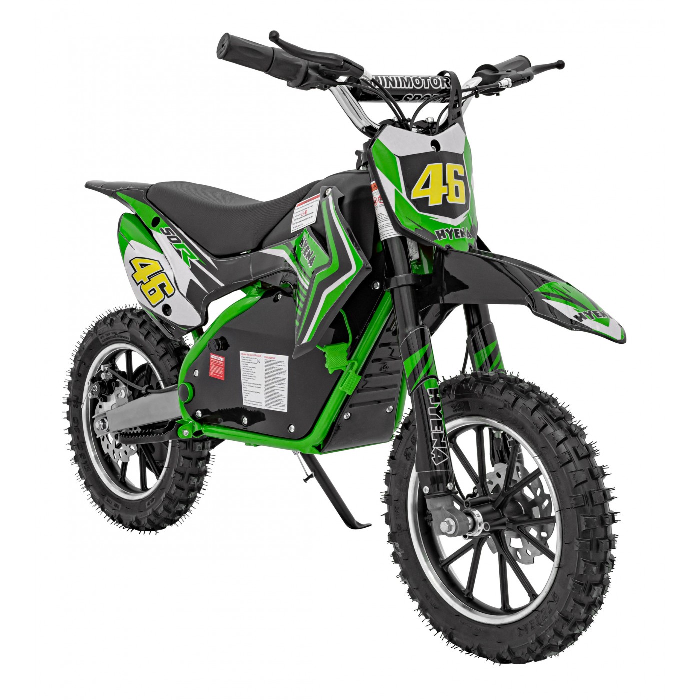 copy of Quad Highper na baterii žlutá 35 km/h + střídavý motor 1000 W + nafouknutá kola + nastavení sedadla
