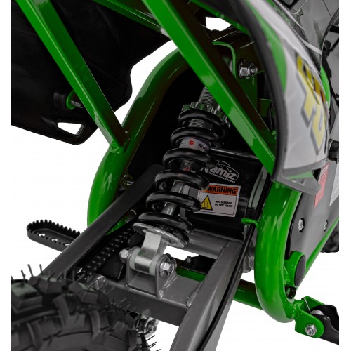 copy of Quad Highper na baterii žlutá 35 km/h + střídavý motor 1000 W + nafouknutá kola + nastavení sedadla
