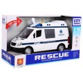Velké policejní auto 1 16 Světla zvuky