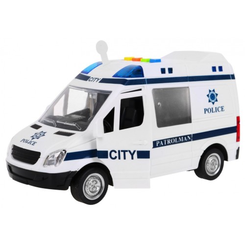 Velké policejní auto 1 16 Světla zvuky