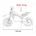 copy of Quad Highper na baterii žlutá 35 km/h + střídavý motor 1000 W + nafouknutá kola + nastavení sedadla
