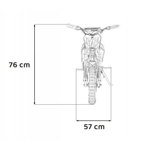 copy of Quad Highper na baterii žlutá 35 km/h + střídavý motor 1000 W + nafouknutá kola + nastavení sedadla