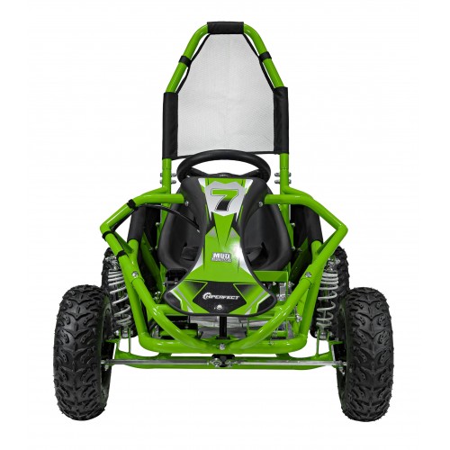 copy of Quad Highper na baterii žlutá 35 km/h + střídavý motor 1000 W + nafouknutá kola + nastavení sedadla