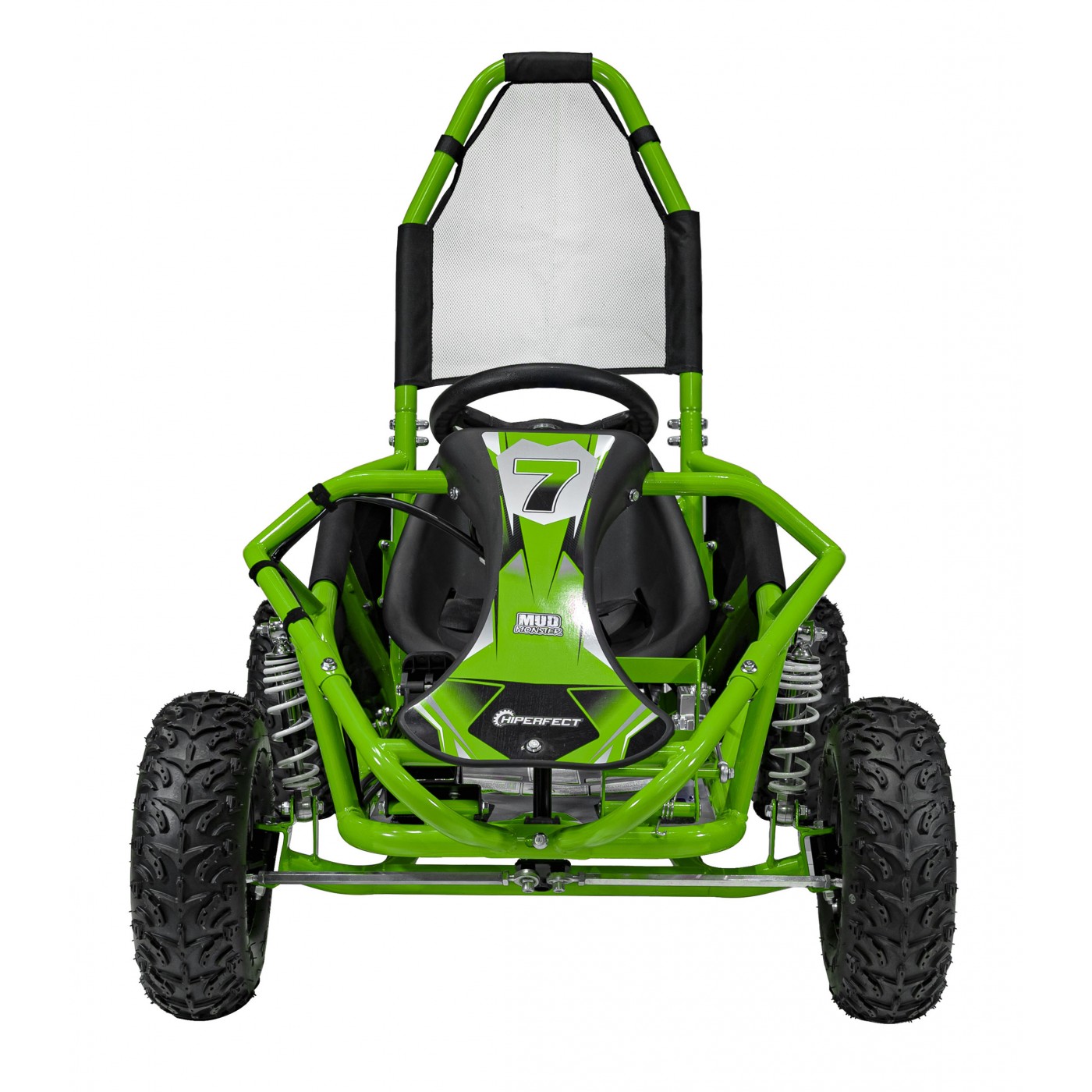 copy of Quad Highper na baterii žlutá 35 km/h + střídavý motor 1000 W + nafouknutá kola + nastavení sedadla