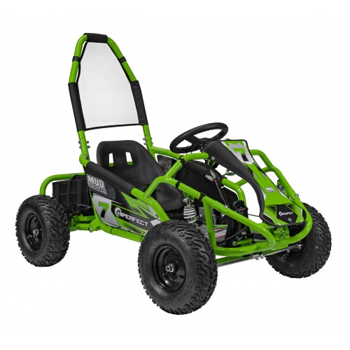 copy of Quad Highper na baterii žlutá 35 km/h + střídavý motor 1000 W + nafouknutá kola + nastavení sedadla