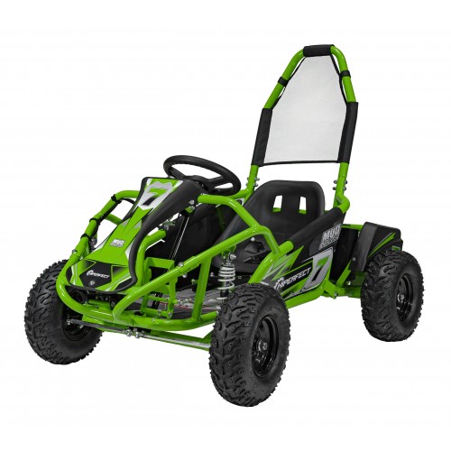 copy of Quad Highper na baterii žlutá 35 km/h + střídavý motor 1000 W + nafouknutá kola + nastavení sedadla