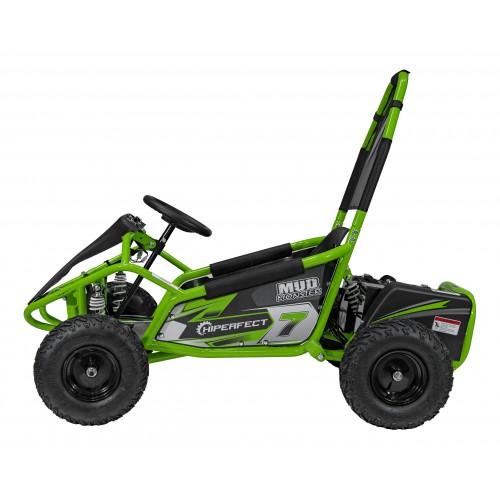 copy of Quad Highper na baterii žlutá 35 km/h + střídavý motor 1000 W + nafouknutá kola + nastavení sedadla