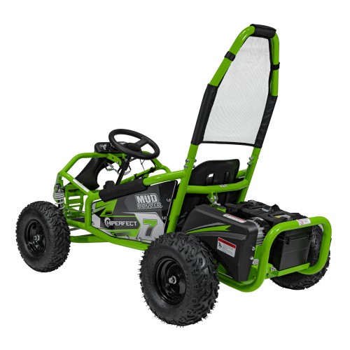 copy of Quad Highper na baterii žlutá 35 km/h + střídavý motor 1000 W + nafouknutá kola + nastavení sedadla