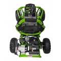 copy of Quad Highper na baterii žlutá 35 km/h + střídavý motor 1000 W + nafouknutá kola + nastavení sedadla
