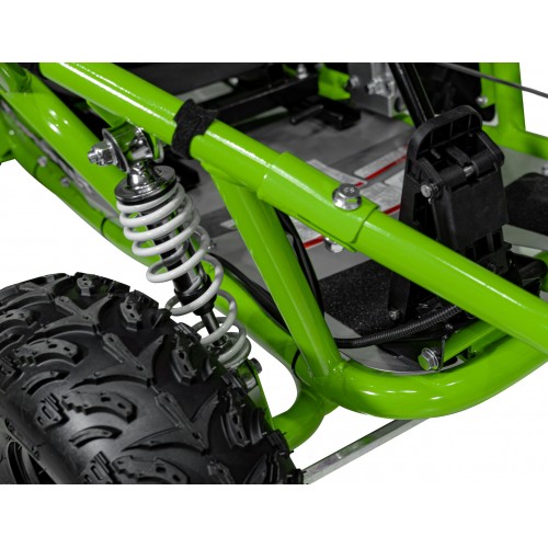 copy of Quad Highper na baterii žlutá 35 km/h + střídavý motor 1000 W + nafouknutá kola + nastavení sedadla