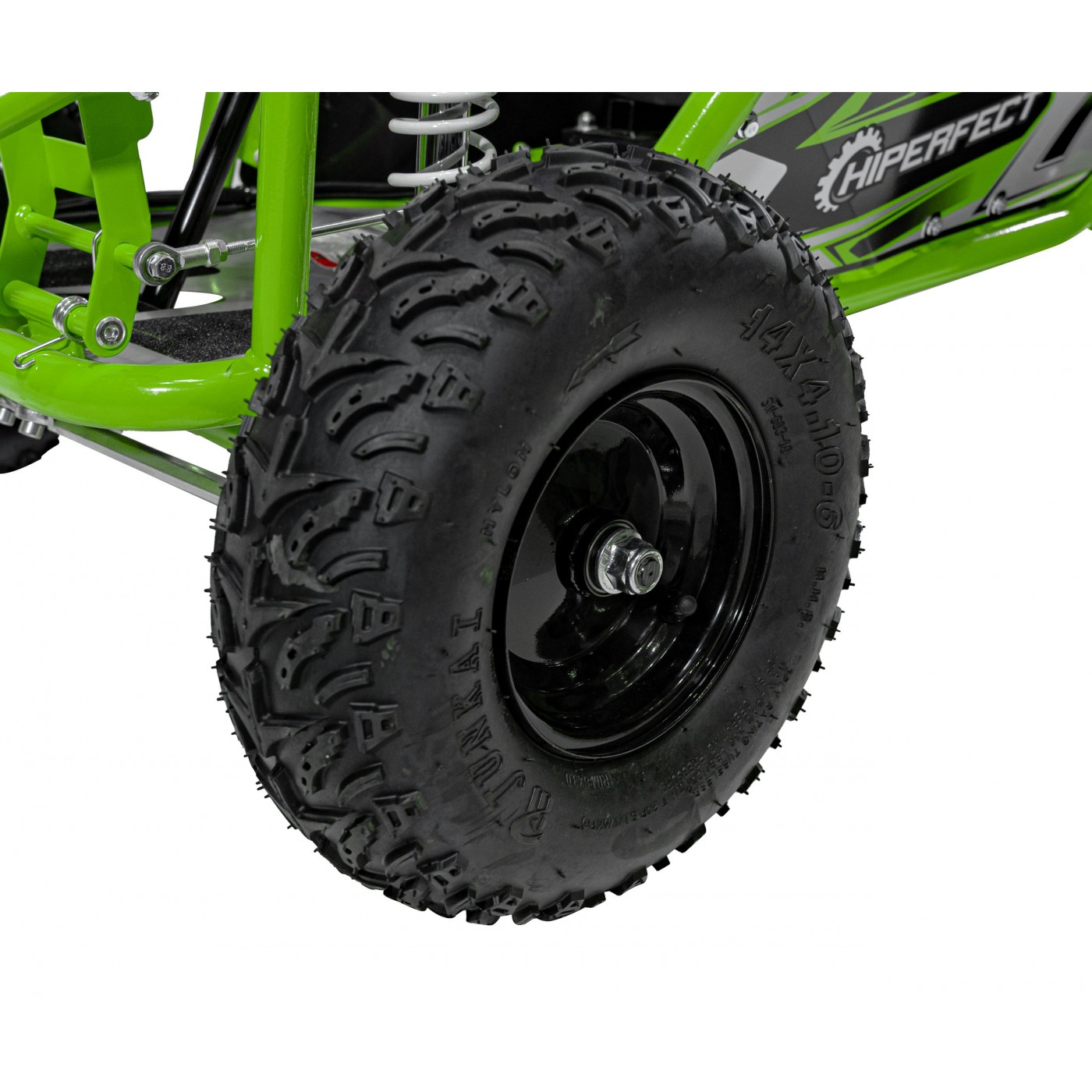 copy of Quad Highper na baterii žlutá 35 km/h + střídavý motor 1000 W + nafouknutá kola + nastavení sedadla
