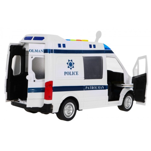 Velké policejní auto 1 16 Světla zvuky