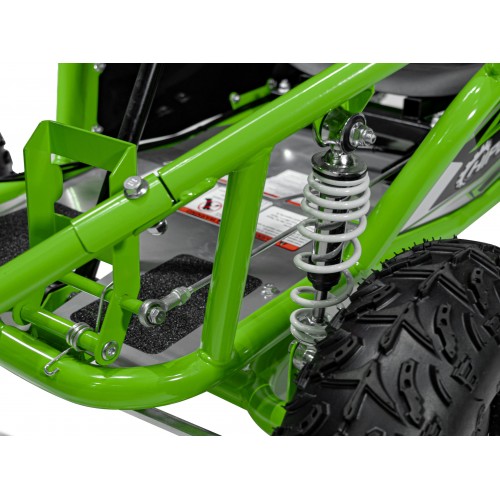 copy of Quad Highper na baterii žlutá 35 km/h + střídavý motor 1000 W + nafouknutá kola + nastavení sedadla