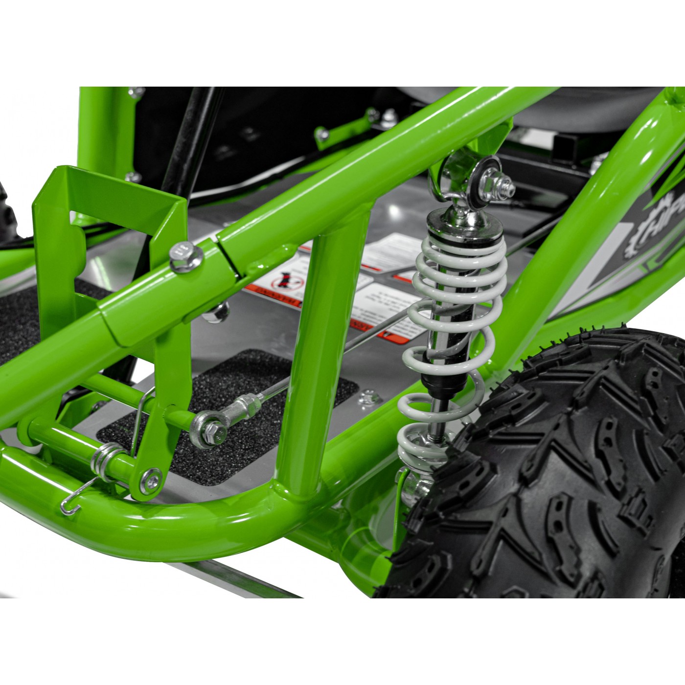 copy of Quad Highper na baterii žlutá 35 km/h + střídavý motor 1000 W + nafouknutá kola + nastavení sedadla