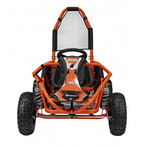 copy of Quad Highper na baterii žlutá 35 km/h + střídavý motor 1000 W + nafouknutá kola + nastavení sedadla