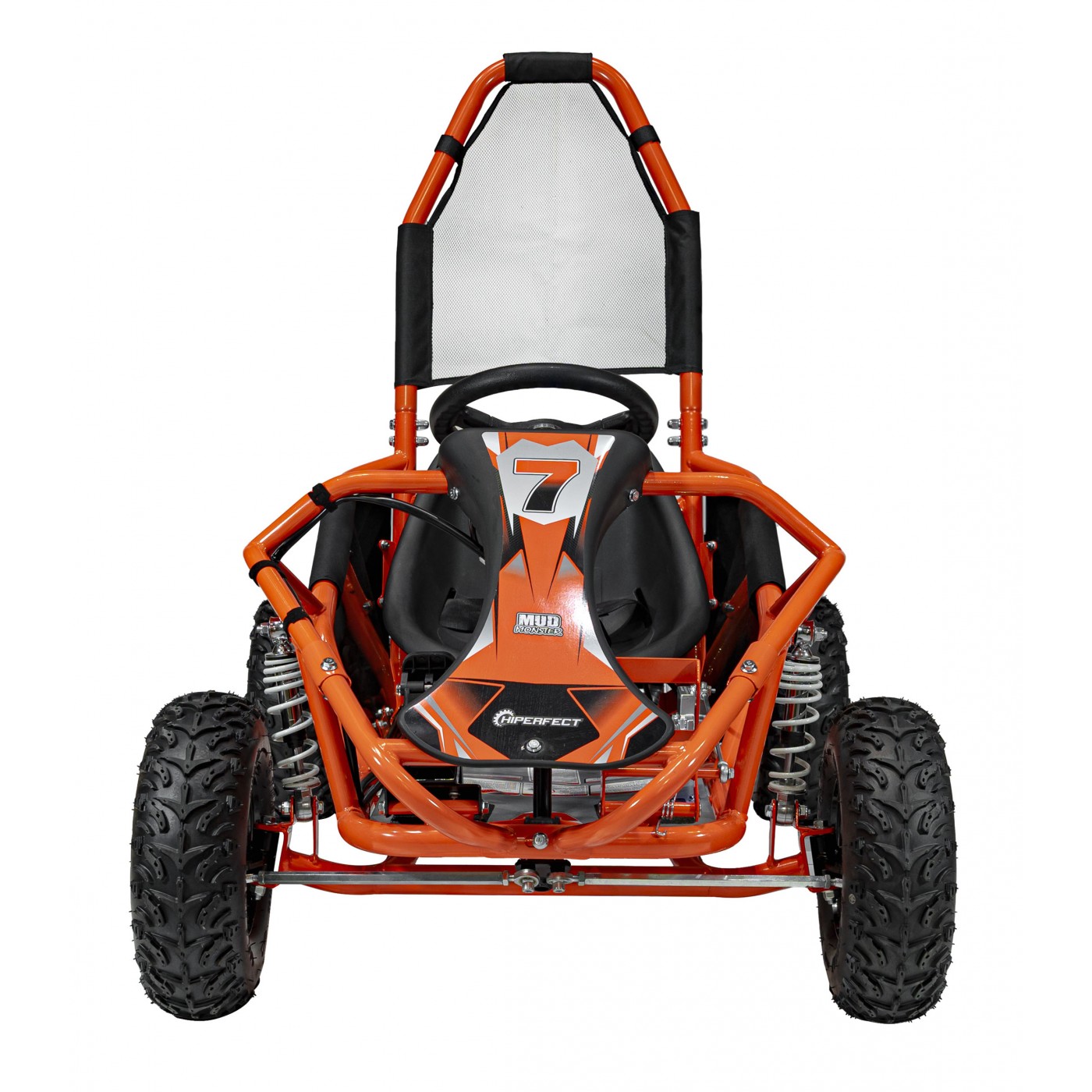 copy of Quad Highper na baterii žlutá 35 km/h + střídavý motor 1000 W + nafouknutá kola + nastavení sedadla