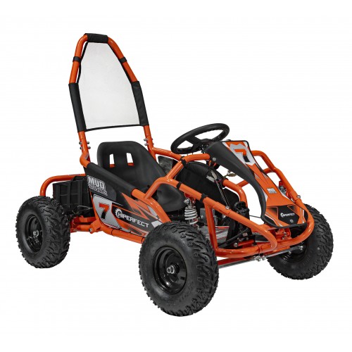 copy of Quad Highper na baterii žlutá 35 km/h + střídavý motor 1000 W + nafouknutá kola + nastavení sedadla