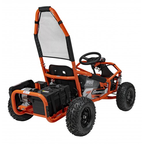 copy of Quad Highper na baterii žlutá 35 km/h + střídavý motor 1000 W + nafouknutá kola + nastavení sedadla