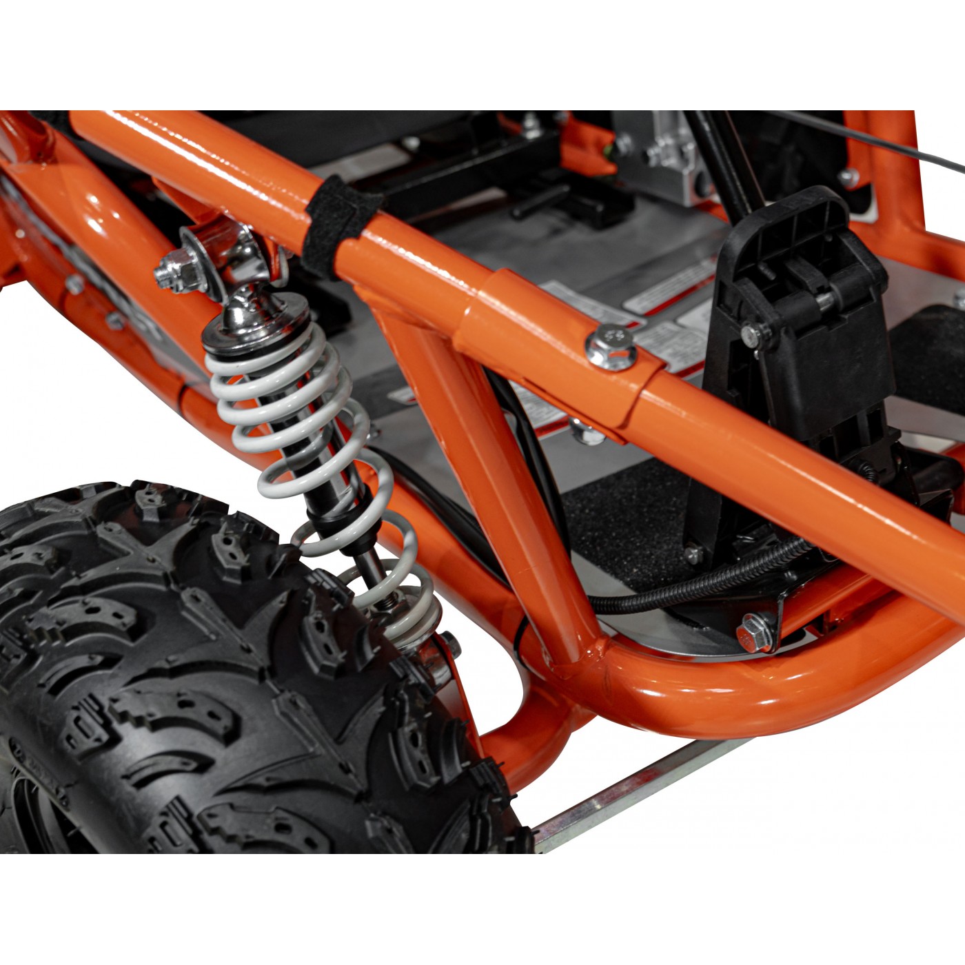 copy of Quad Highper na baterii žlutá 35 km/h + střídavý motor 1000 W + nafouknutá kola + nastavení sedadla