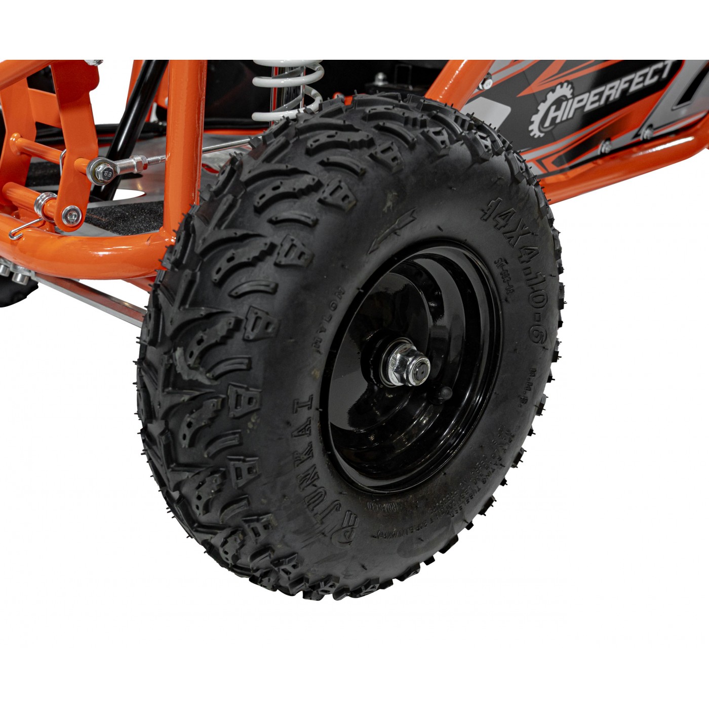 copy of Quad Highper na baterii žlutá 35 km/h + střídavý motor 1000 W + nafouknutá kola + nastavení sedadla