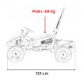 copy of Quad Highper na baterii žlutá 35 km/h + střídavý motor 1000 W + nafouknutá kola + nastavení sedadla