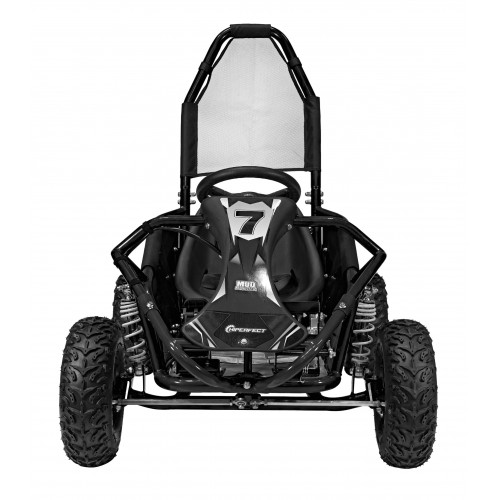 copy of Quad Highper na baterii žlutá 35 km/h + střídavý motor 1000 W + nafouknutá kola + nastavení sedadla