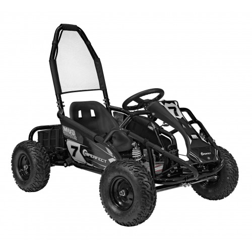 copy of Quad Highper na baterii žlutá 35 km/h + střídavý motor 1000 W + nafouknutá kola + nastavení sedadla