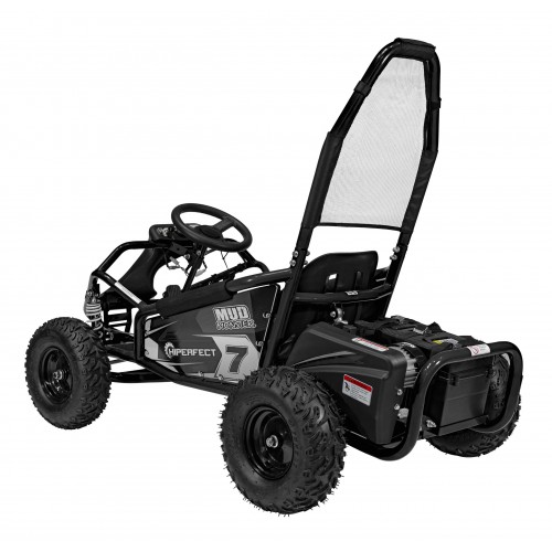 copy of Quad Highper na baterii žlutá 35 km/h + střídavý motor 1000 W + nafouknutá kola + nastavení sedadla