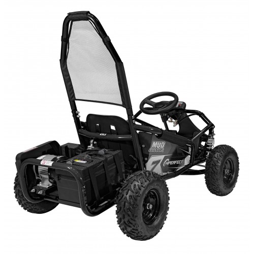 copy of Quad Highper na baterii žlutá 35 km/h + střídavý motor 1000 W + nafouknutá kola + nastavení sedadla