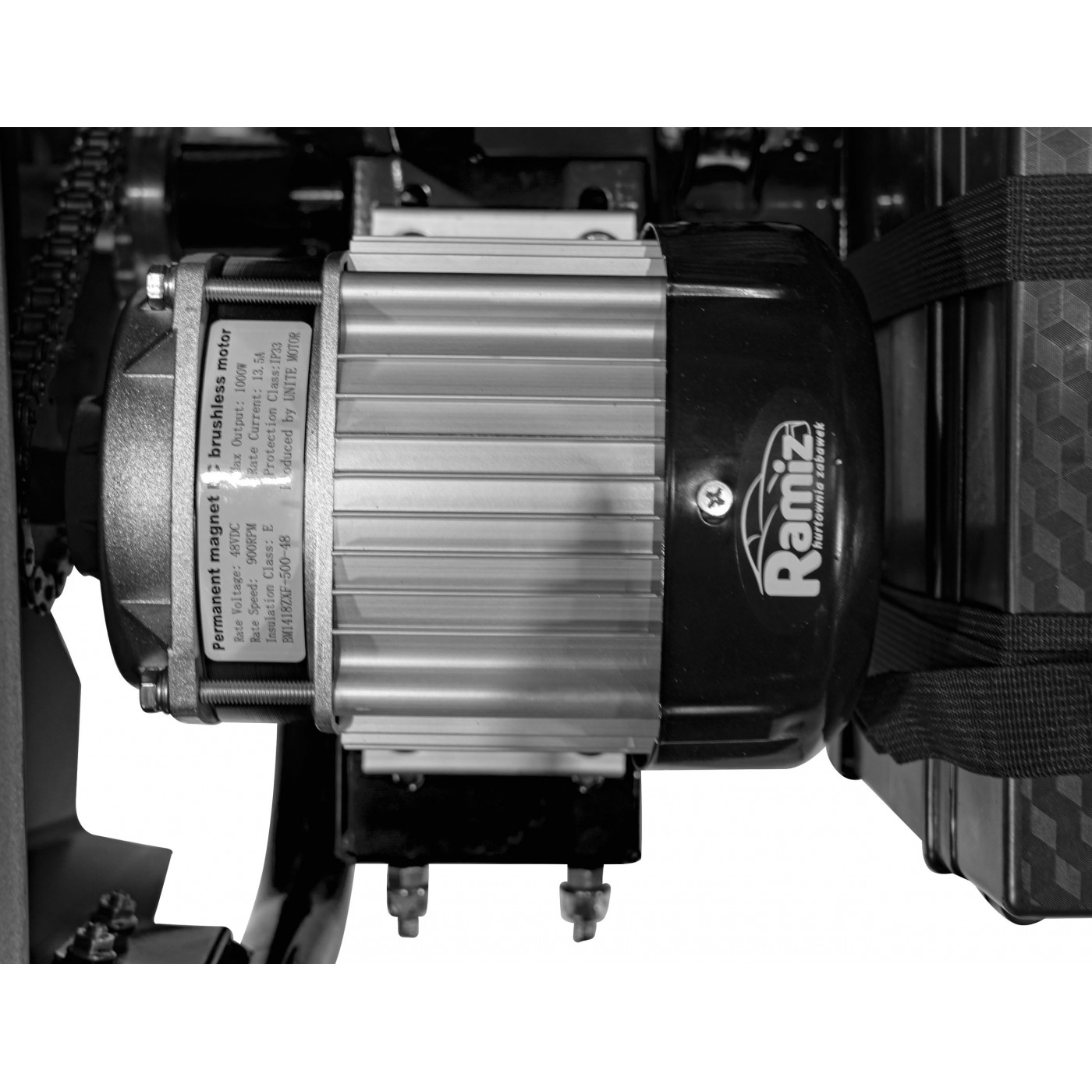 copy of Quad Highper na baterii žlutá 35 km/h + střídavý motor 1000 W + nafouknutá kola + nastavení sedadla