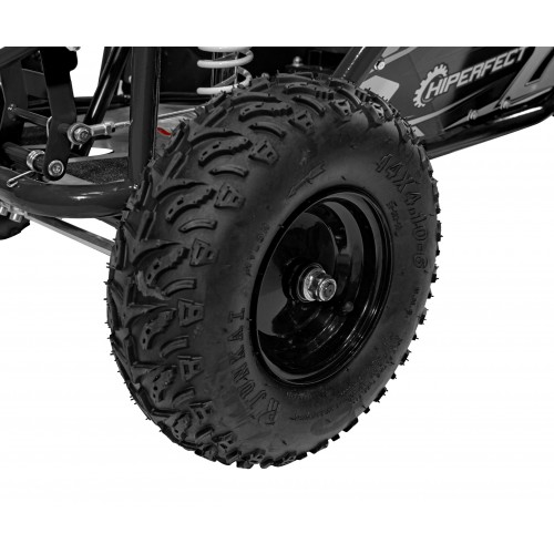 copy of Quad Highper na baterii žlutá 35 km/h + střídavý motor 1000 W + nafouknutá kola + nastavení sedadla