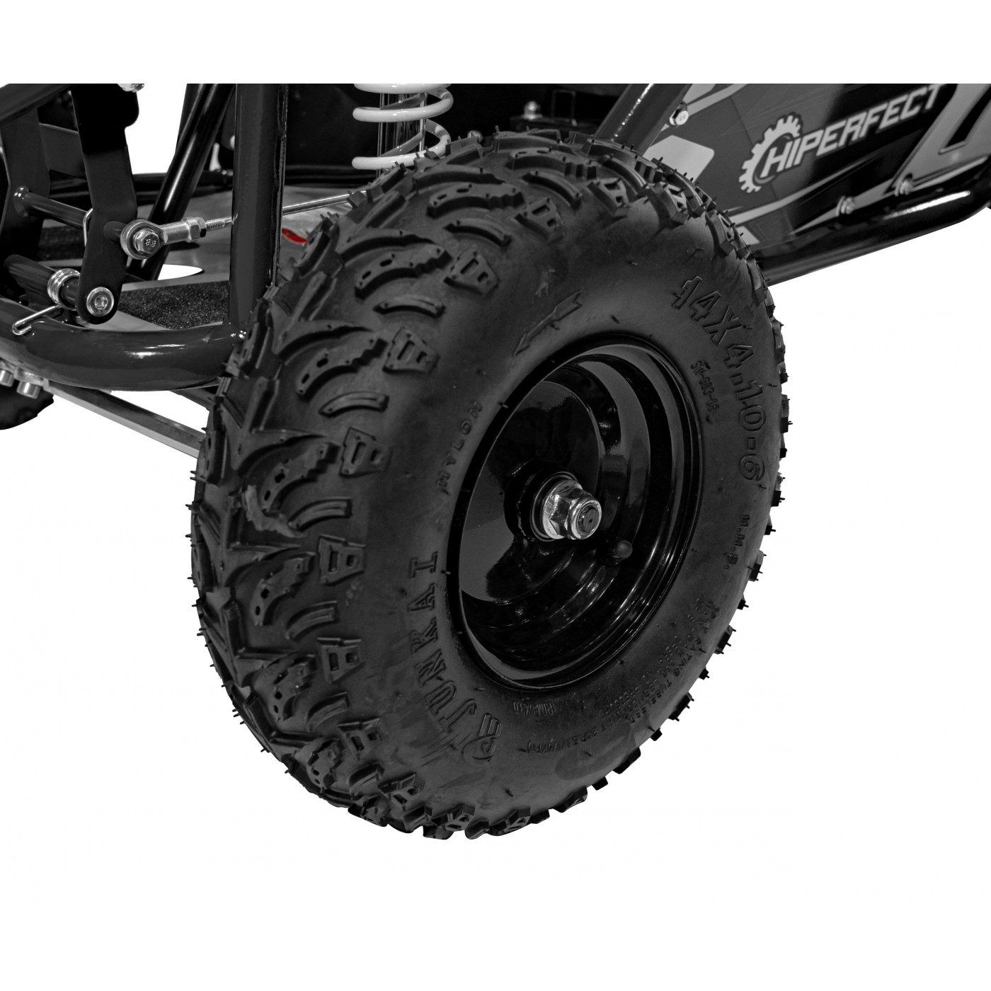 copy of Quad Highper na baterii žlutá 35 km/h + střídavý motor 1000 W + nafouknutá kola + nastavení sedadla