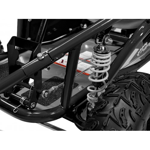 copy of Quad Highper na baterii žlutá 35 km/h + střídavý motor 1000 W + nafouknutá kola + nastavení sedadla