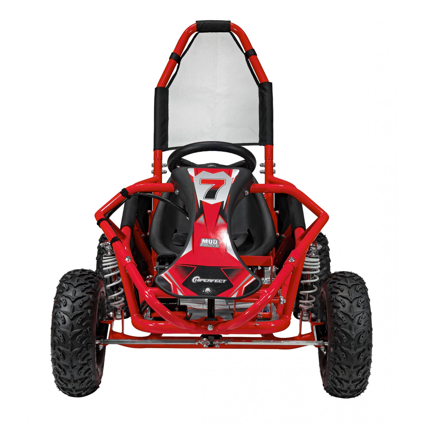 copy of Quad Highper na baterii žlutá 35 km/h + střídavý motor 1000 W + nafouknutá kola + nastavení sedadla