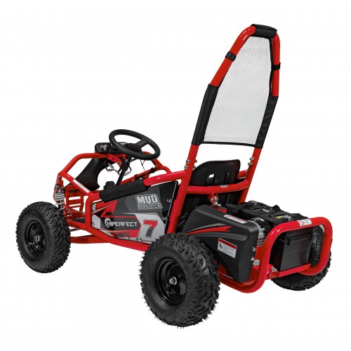 copy of Quad Highper na baterii žlutá 35 km/h + střídavý motor 1000 W + nafouknutá kola + nastavení sedadla